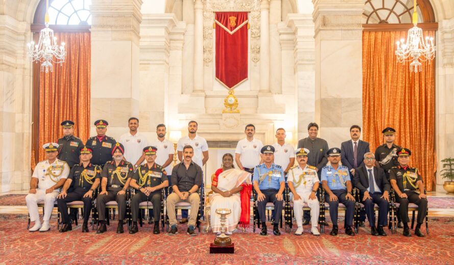 Hon’ble President of India NorthEast United FC Durand Cup