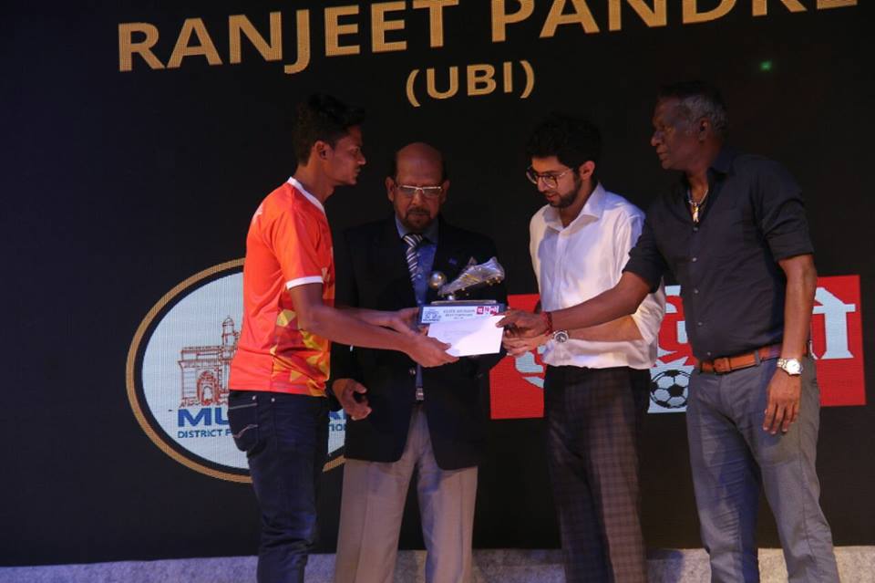 Best Striker of MDFA Elite Division - Ranjeet Pandre