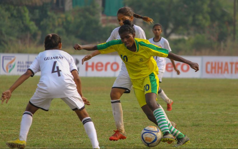 Wearing the jersey number 10 for her state team Jharkhand, 15 year old Sumathi Kumari has taken the tournament by storm with 17 goals in just 4 games.