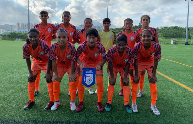 The India U-17 Women’s Team rounded off its fourth and final match in Hong Kong with a 4-1 victory over Hong Kong U-18 on Saturday (June 29, 2019) to make it four win