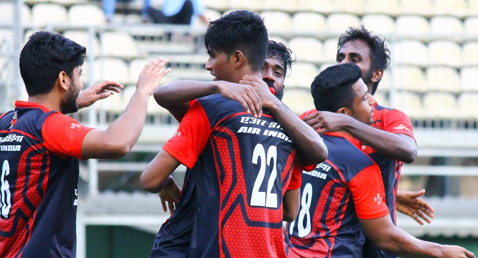 Defending Champions Air India left it late to edge Islanders 2-1, while in the other game RSF Sports Club outclass Kenkre FC