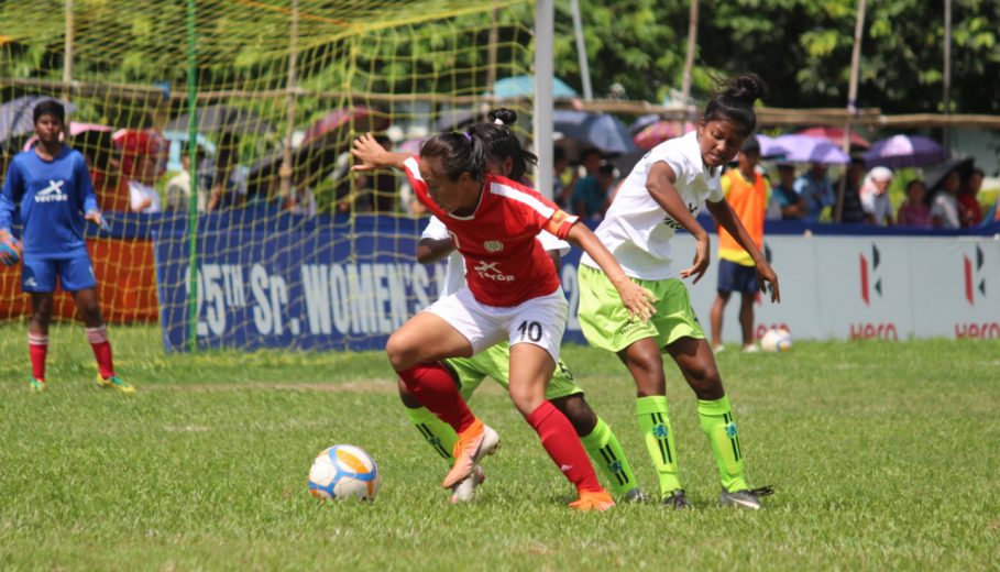 Defending champions Manipur pumped in 15 goals against Jharkhand, while Odisha outclass Arunachal to advance to the semi-finals