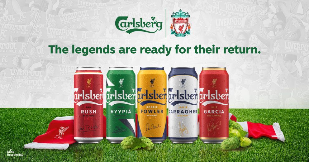 Carlsberg lfc champions store cans