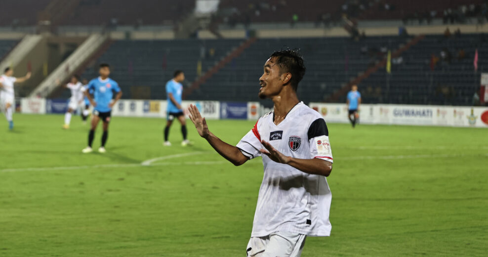 Konsam Phalguni Singh’s second-half goal was enough for ISL side North East United FC to overcome a spirited Indian Army Football Team in the first quarterfinal of the 132nd IndianOil Durand Cup played here at the Indira Gandhi Athletic Stadium.