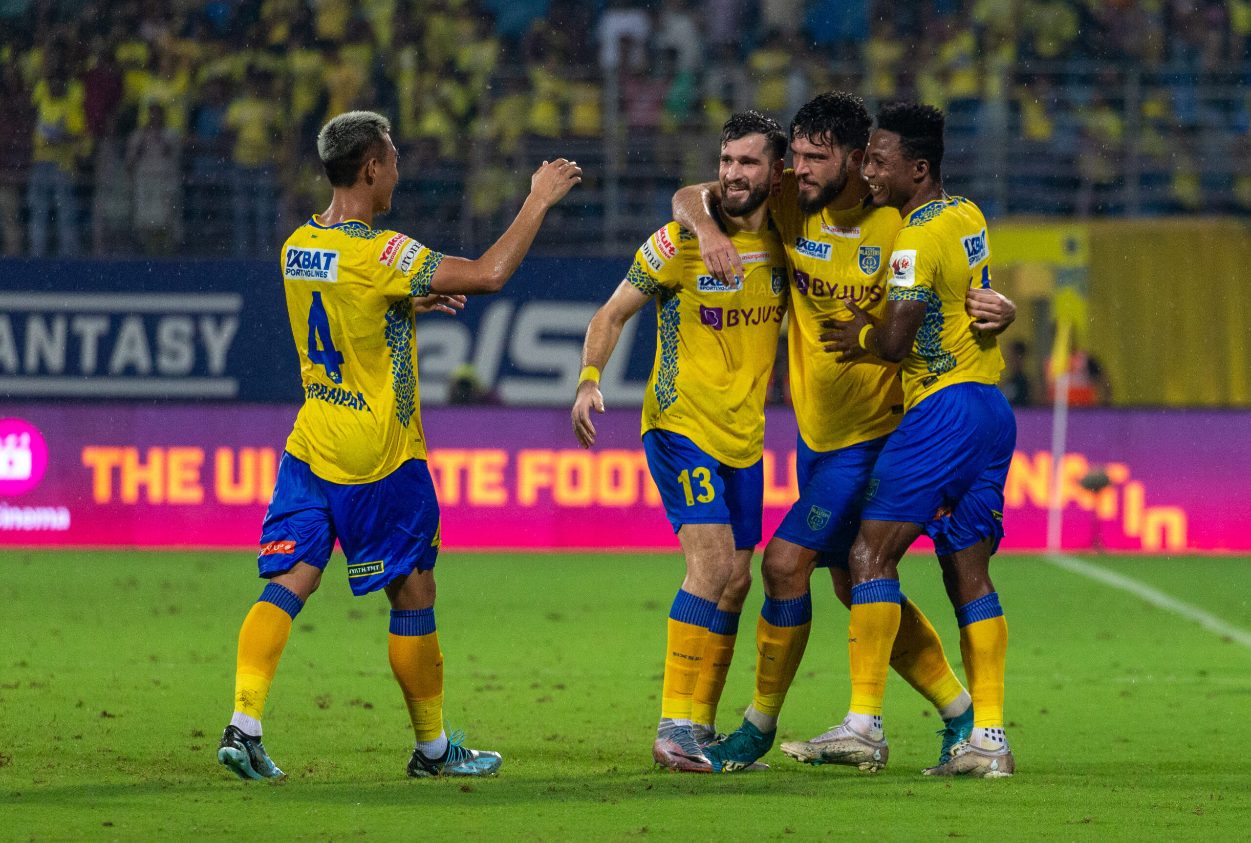 Kerala Blasters FC grab pole position with a 10 victory against