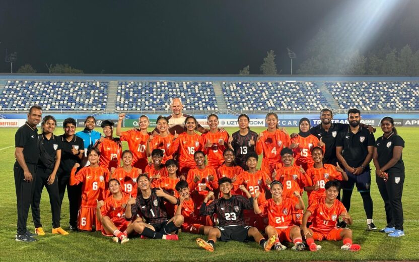 The India U20 women’s national team convincingly defeated Uzbekistan 4-1 in their second friendly match at the Do’stlik Stadium, in Tashkent, on Wednesday, July 16, 2025.
