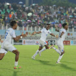 Late goals by Pintu Mahata & Sreyas V.G ensured Indian Navy FT overturned a one-goal deficit to defeat TRAU FC 2-1 & book quarterfinals spot