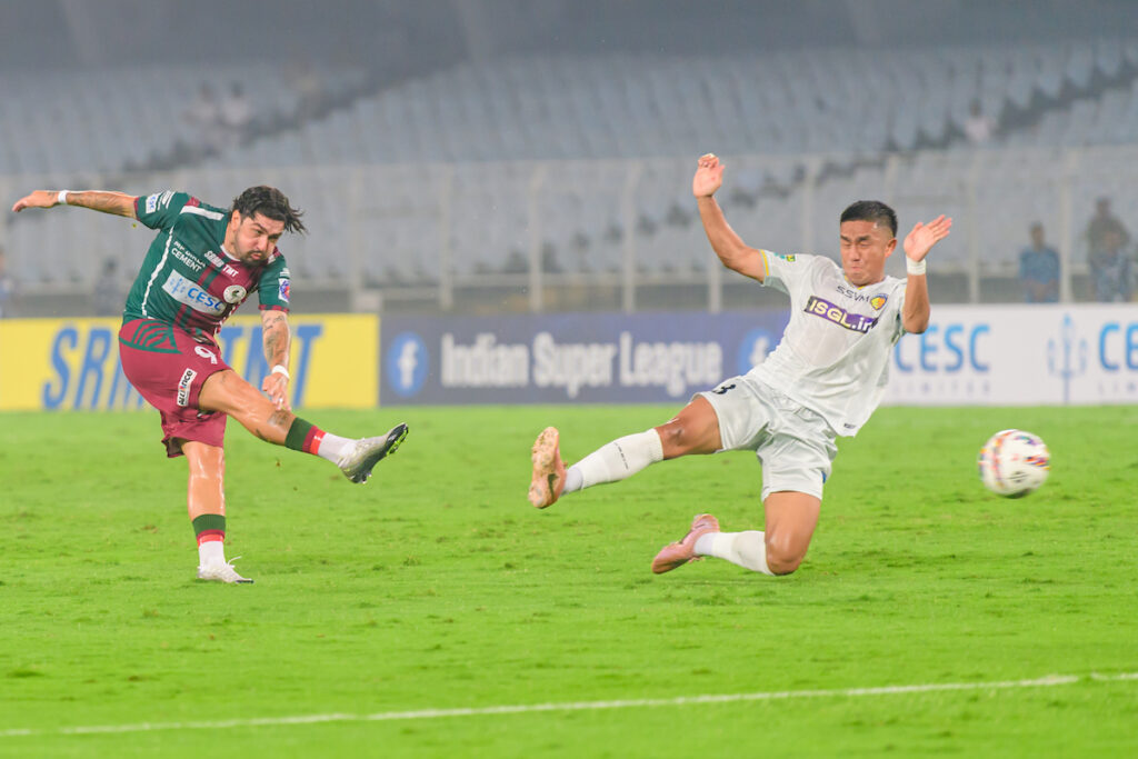 Dimitrios Petratos of Mohun Bagan Super Giant