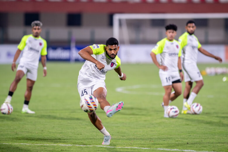 Odisha FC warm up during match 13 of INDIAN SUPER LEAGUE