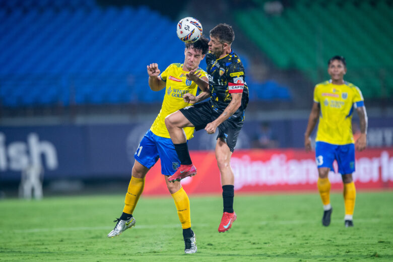 Matias Hernandez Miruena of Kerala Kerala Blasters FC in action during match 25 of the Indian Super League,