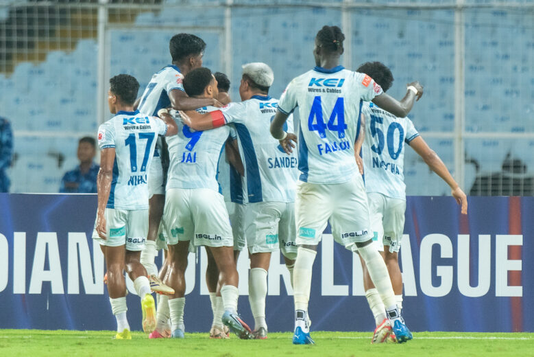 KBFC CELEBRATES during match 31 of INDIAN SUPER LEAGUE
