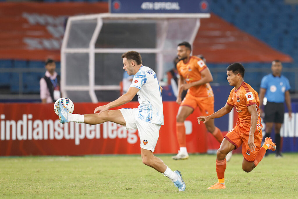 Dejan Drazic of FC Goa in action