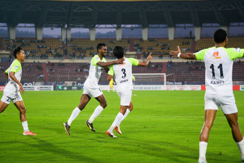 OFC players celebrate during match 37